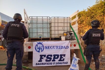 Recupera Secretaría de Seguridad y Paz 66 mil litros de leche presuntamente robada en Apaseo el Grande; hay tres detenidos 