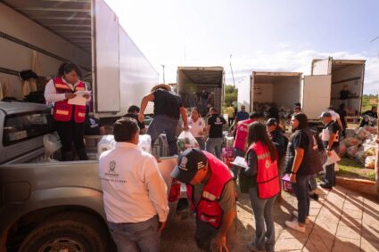 Familias que se inundaron de San Pedro de Ibarra en Ocampo, no están solas, reciben más apoyos del Gobierno de la Gente.