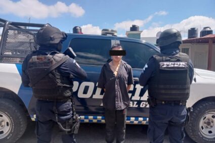 Detiene FSPE a dos personas en San Luis de la Paz; aseguran armas artesanales, droga y vehículos
