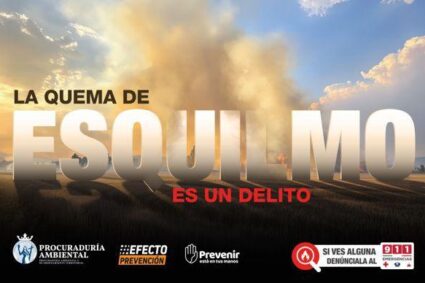 La quema de esquilmo es una práctica que afecta la salud y el medio ambiente